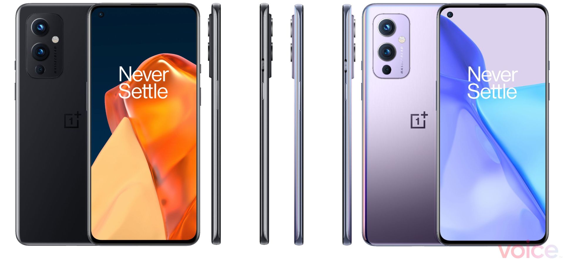 رندرهای جدید وان پلاس 9 / OnePlus 9 در رنگ بنفش و مشکی