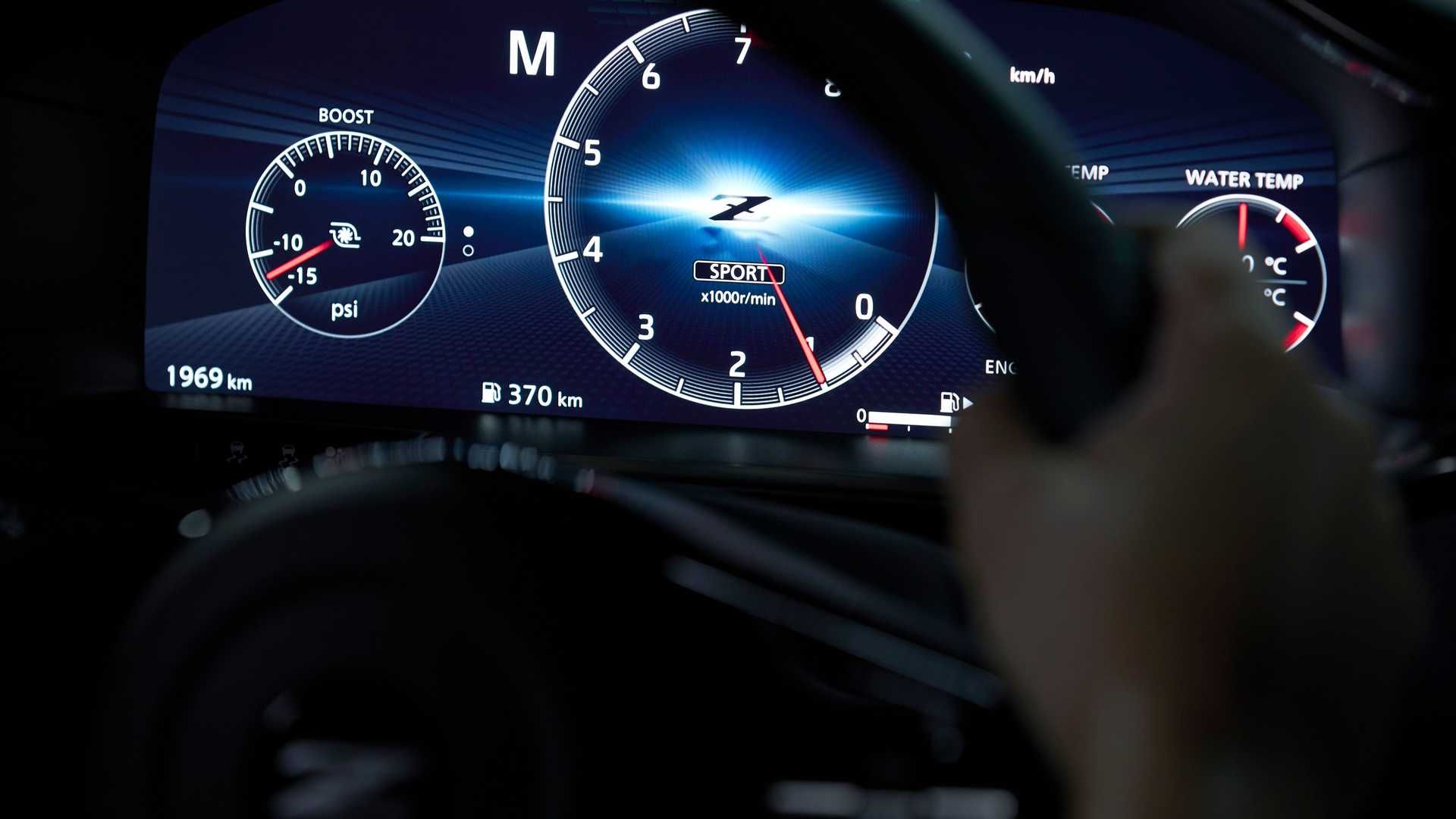 nissan Z نیسان Z  نمای پنل پشت فرمان