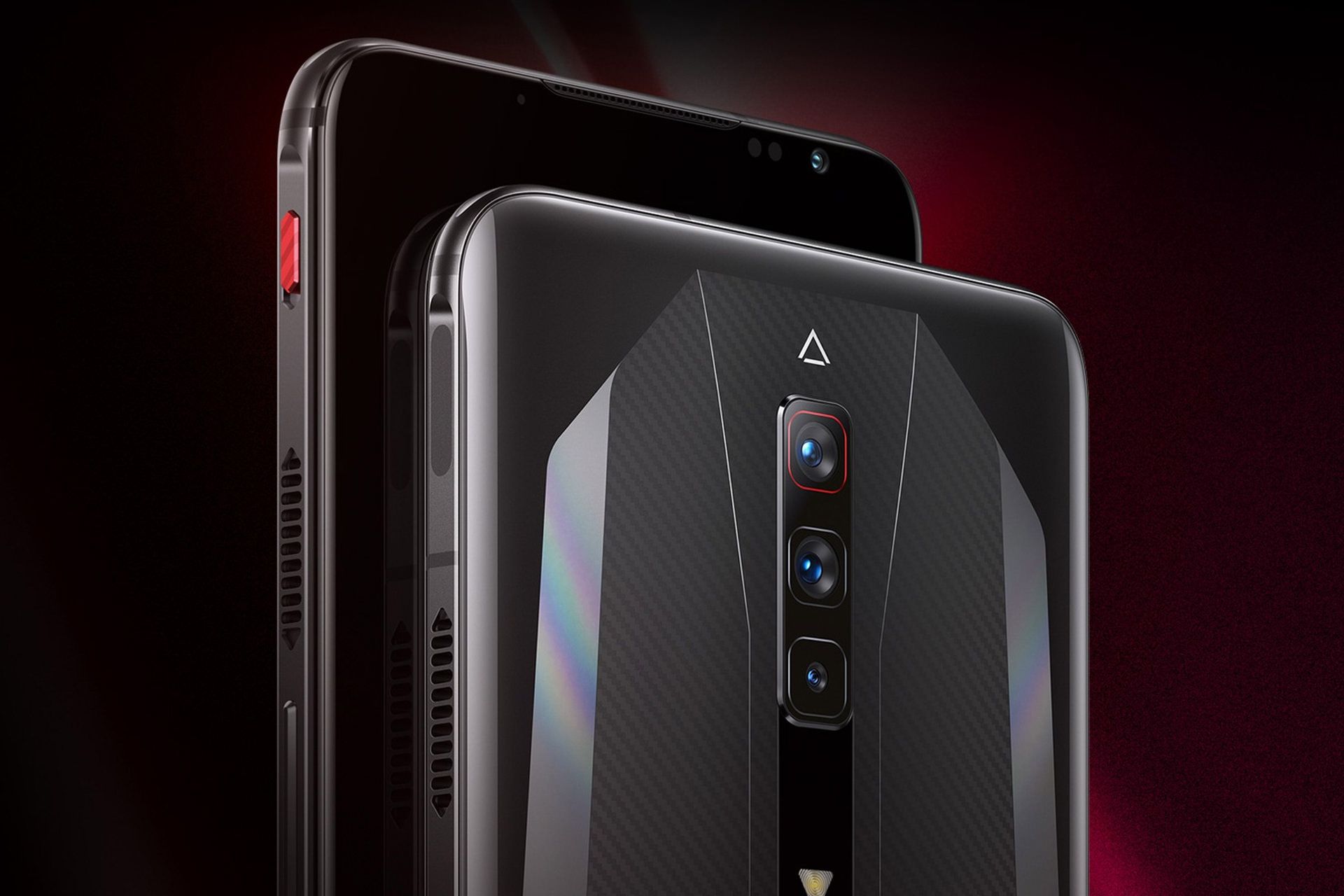 گوشی ردمجیک 6 پرو / RedMagic 6 Pro مدل مشکی نمایشگر و بخش پشتی