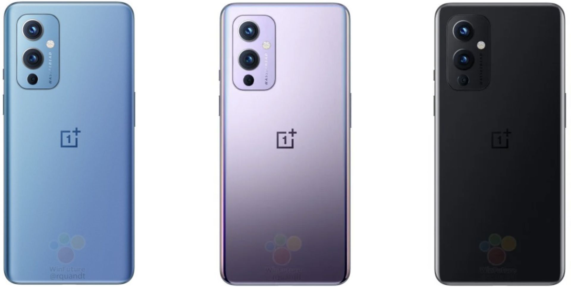 تمام رنگ های وان پلاس 9 / OnePlus 9 رندر فاش شده وین فیوچر
