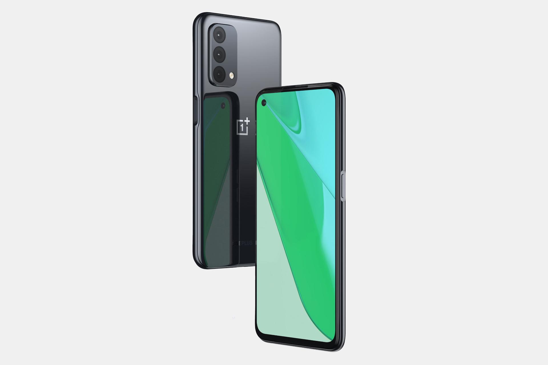 رندر فاش شده وان پلاس نورد ان وان / OnePlus Nord N1 لبه کناری گوشی