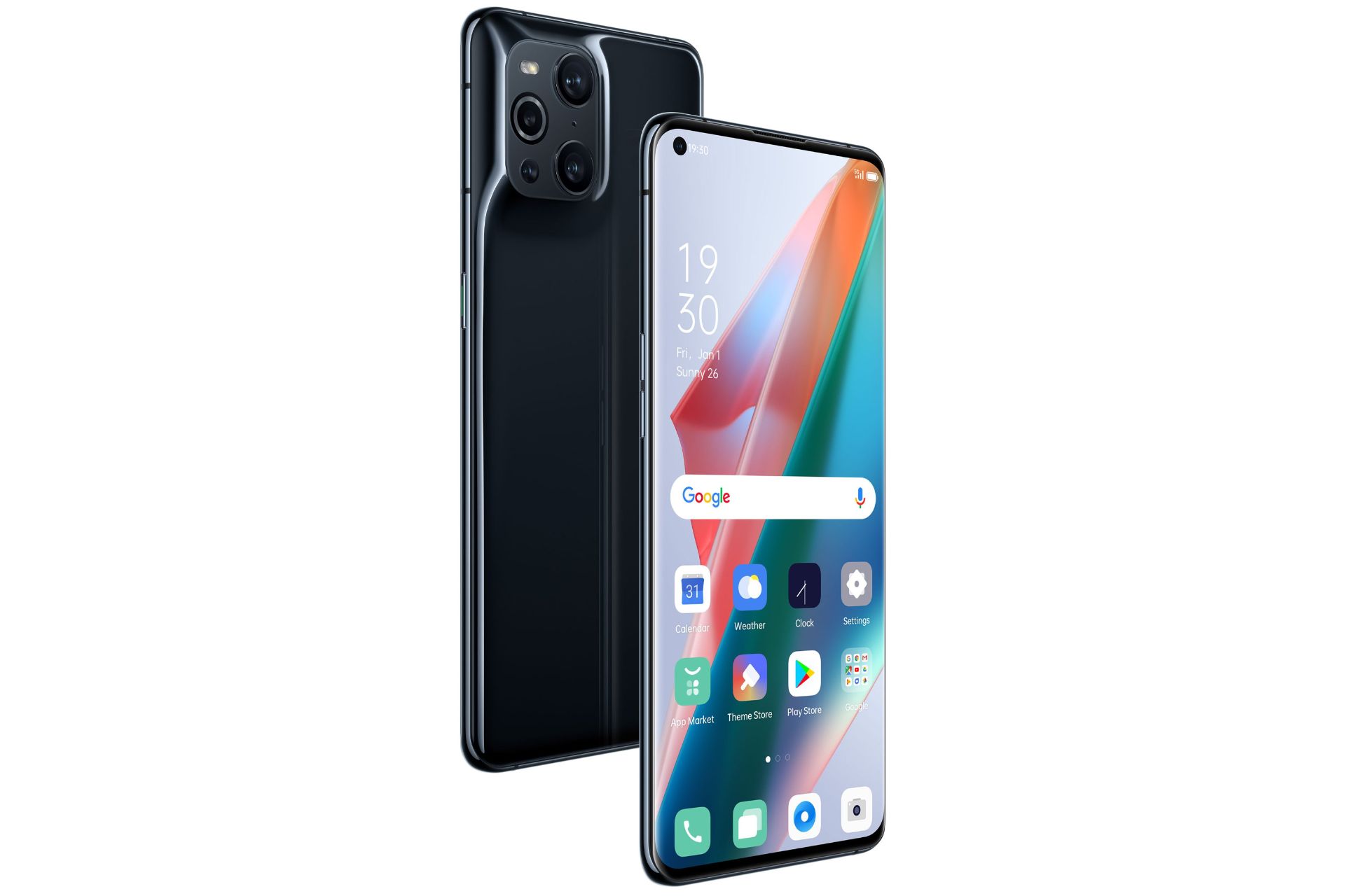 اوپو فایند ایکس 3 پرو / Oppo Find X3 Pro نمایشگر و پنل پشتی مشکی