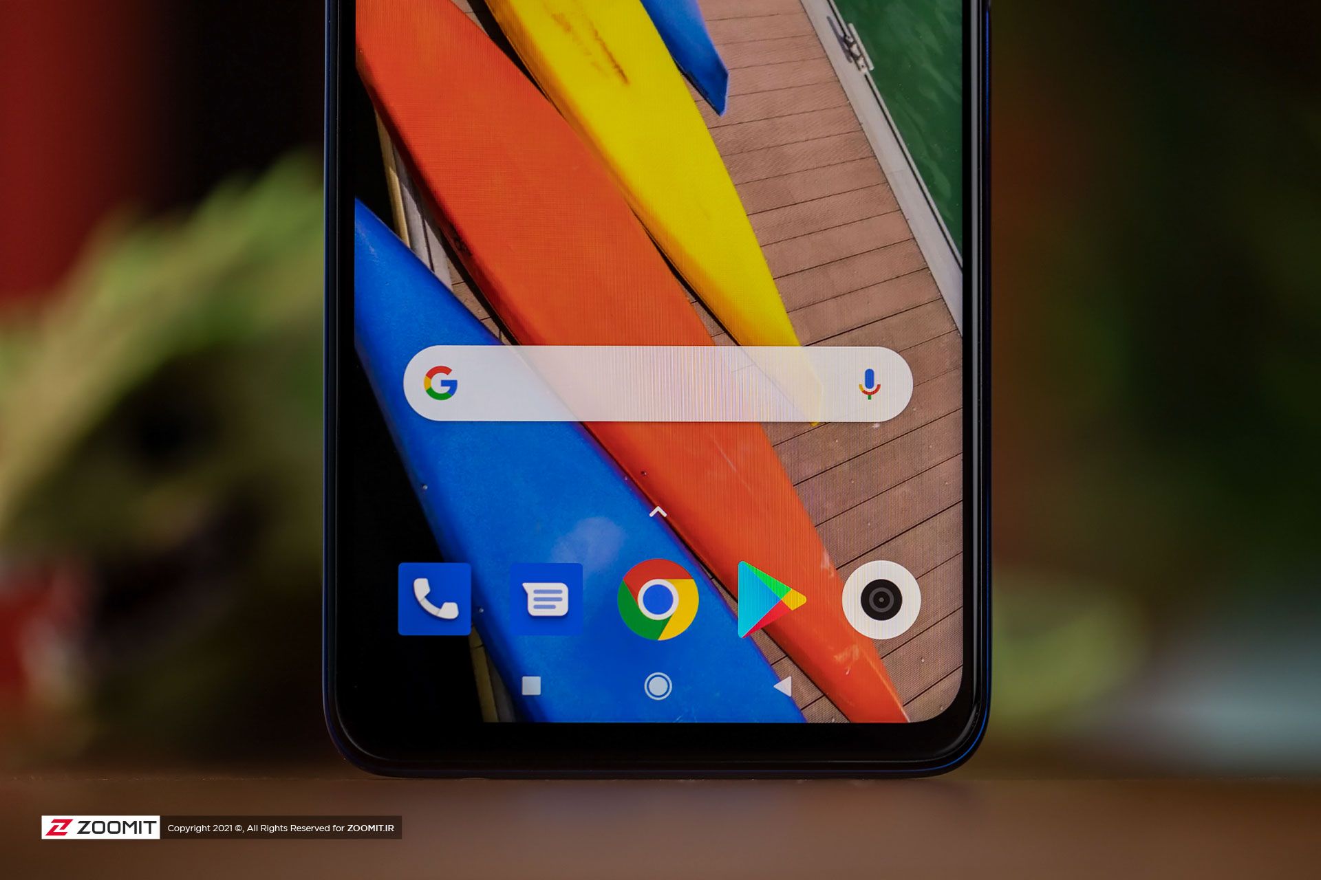 حاشیه پایین نمایشگر پوکو X3 شیائومی