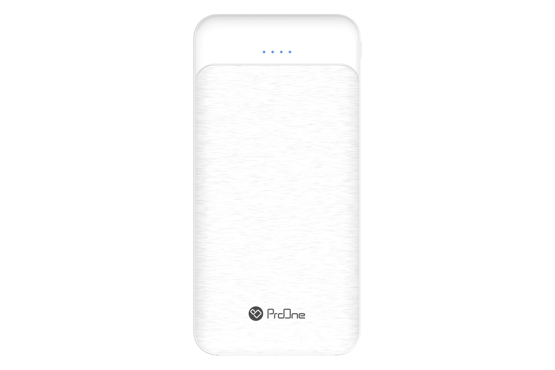 پاور بانک پرو وان PB01 با ظرفیت 10000 میلی‌آمپر ساعت سفید