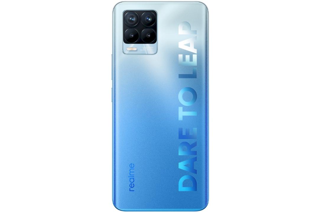 نمای پشت مدل آبی ریلمی 8 پرو / Realme 8 Pro