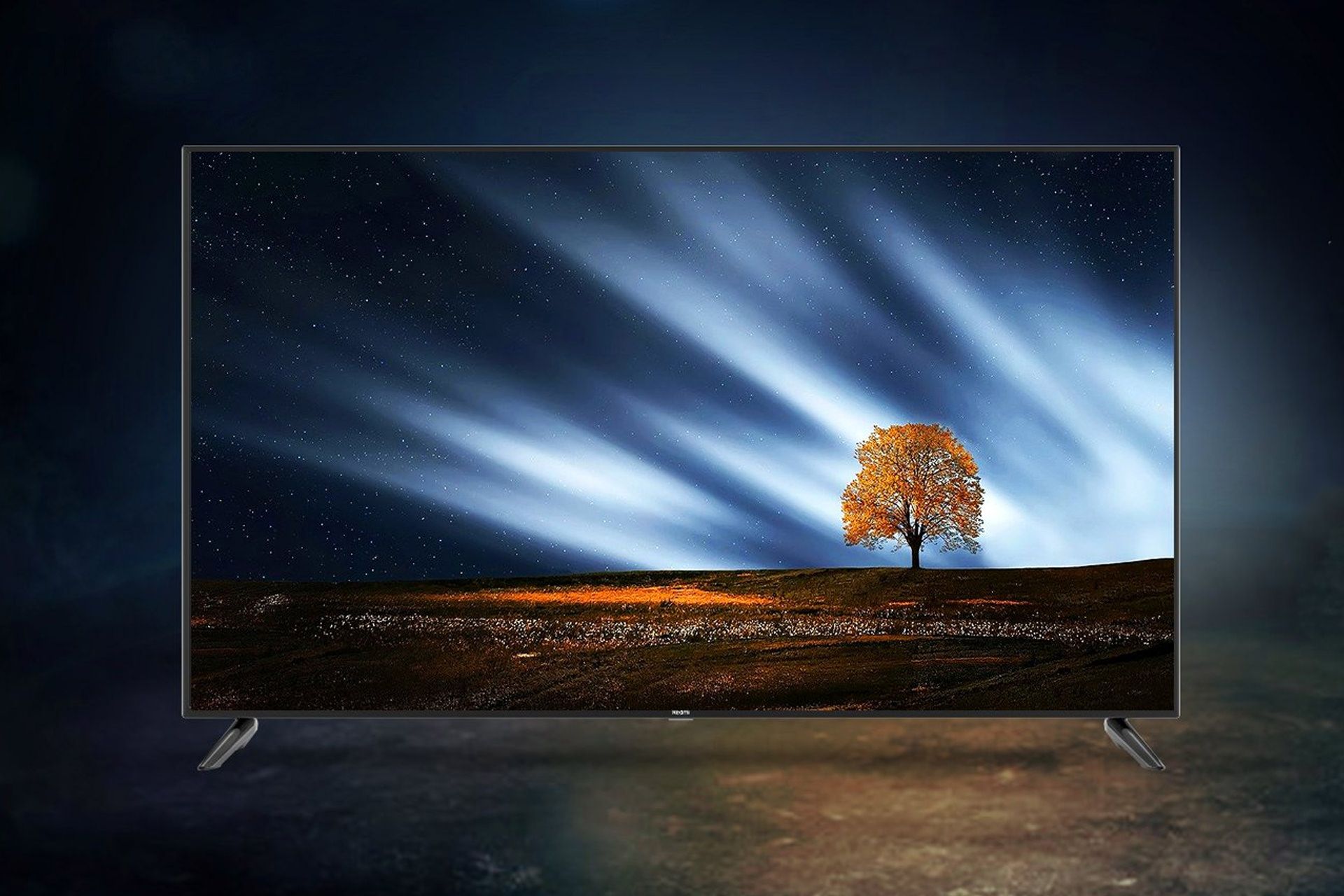 تلویزیون ردمی X55 از نمای جلو رندر رسمی