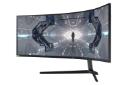 نمای جلو زاویه دار مانیتور ادیسه جی 9 49 اینچی سامسونگ مدل C49G95T رنگ مشکی