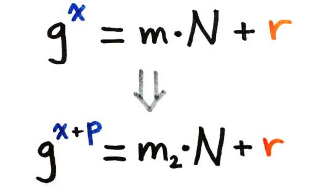 shor algorithm: gxp