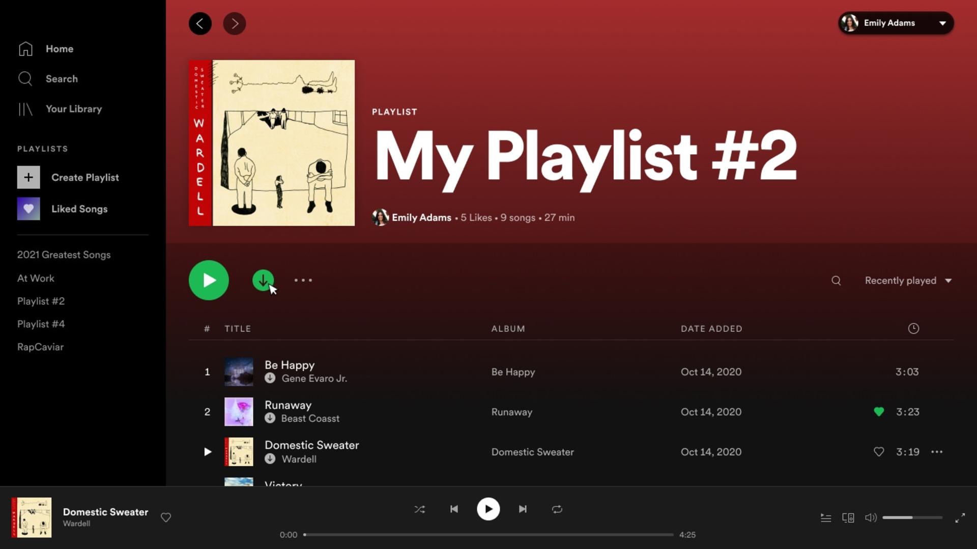اسکرین شات آپدیت جدید اسپاتیفای / Spotify دسکتاپ تصویر دوم