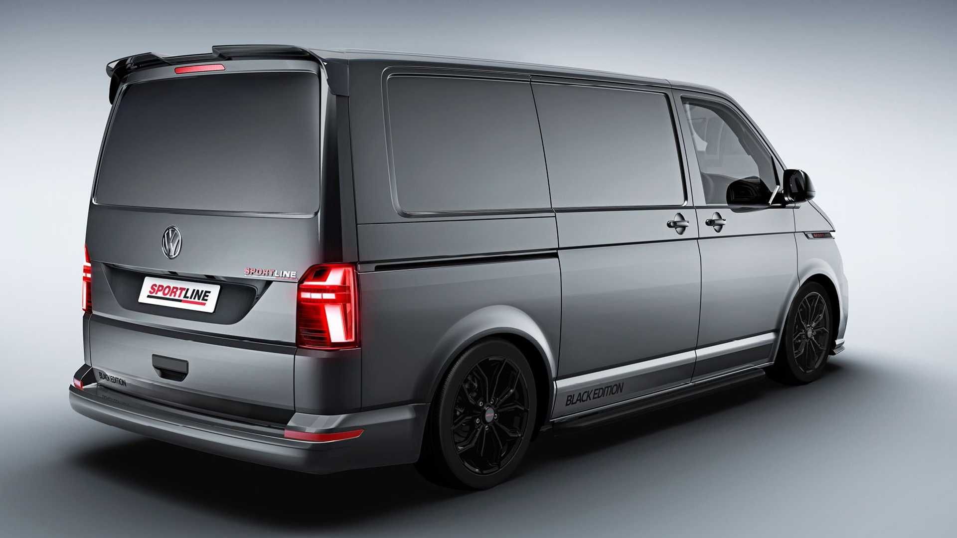 نمای عقب ون فولکس واگن ترنسپورتر / Volkswagen Transporter T6.1
