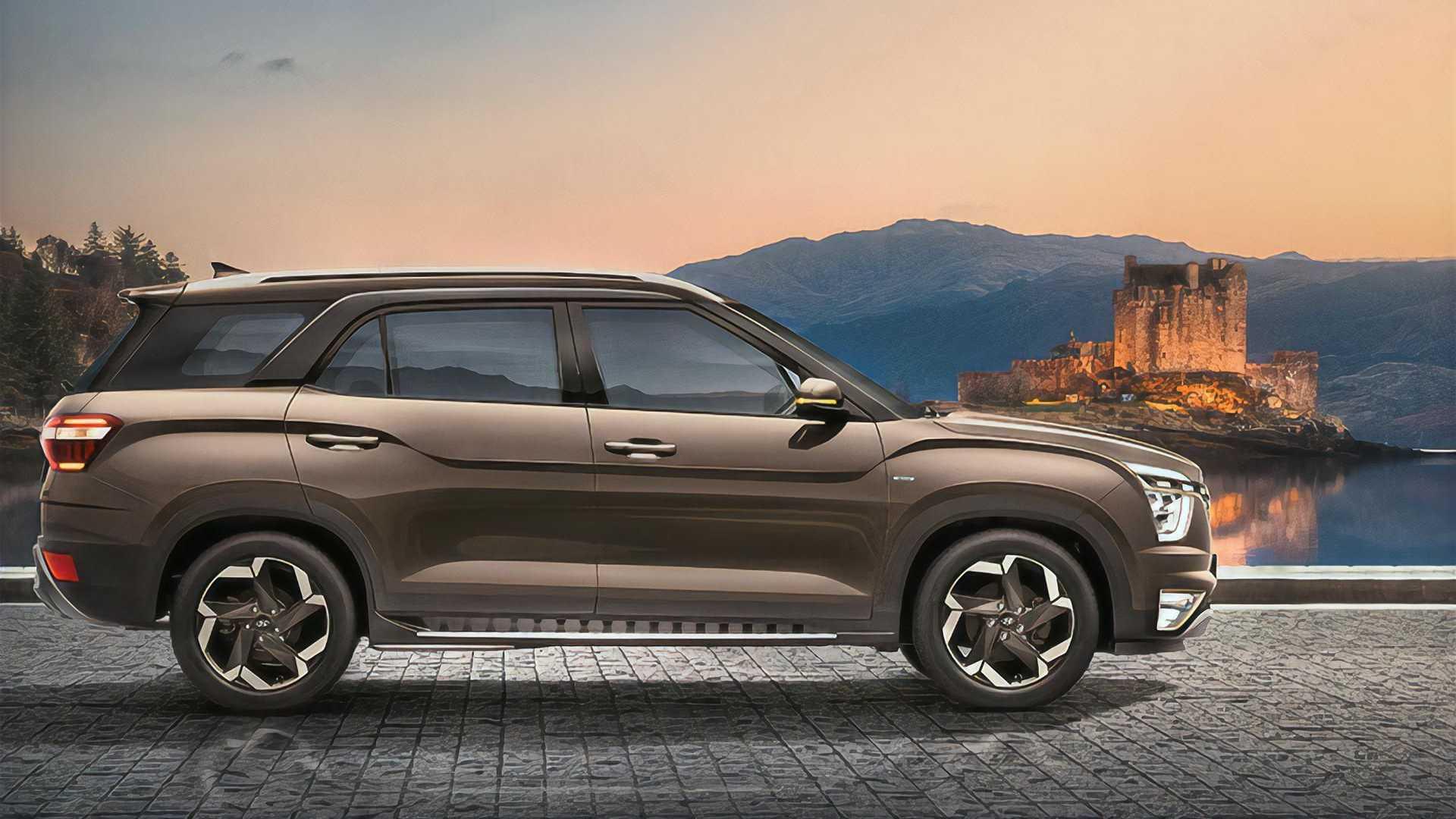 نمای پشت Hyundai Alcazar هیوندای آلکازار 2021 