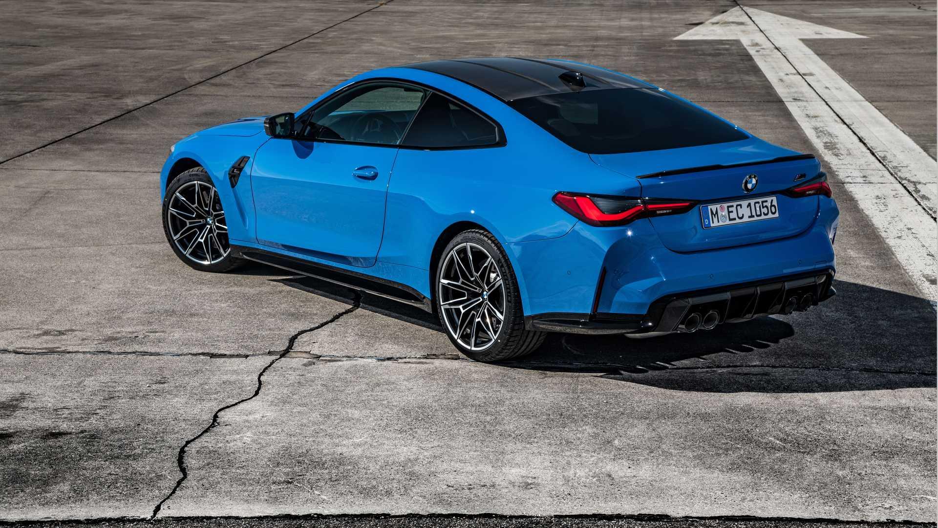 نمای بالا چپ بی ام و ام4 کامپتیشن BMW M4 Competition