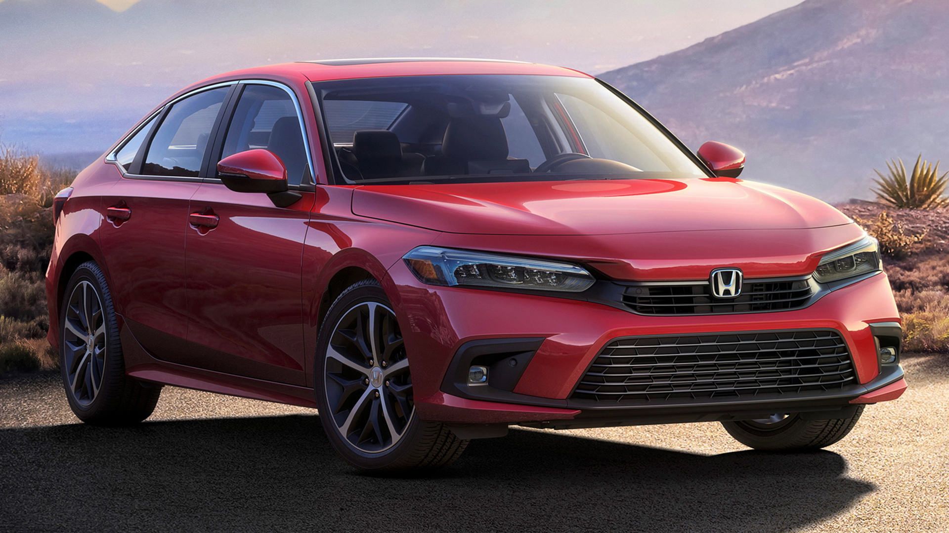 مرجع متخصصين ايران سدان هوندا سيويك مدل 2022 / 2022 Honda Civic Sedan قرمز رنگ
