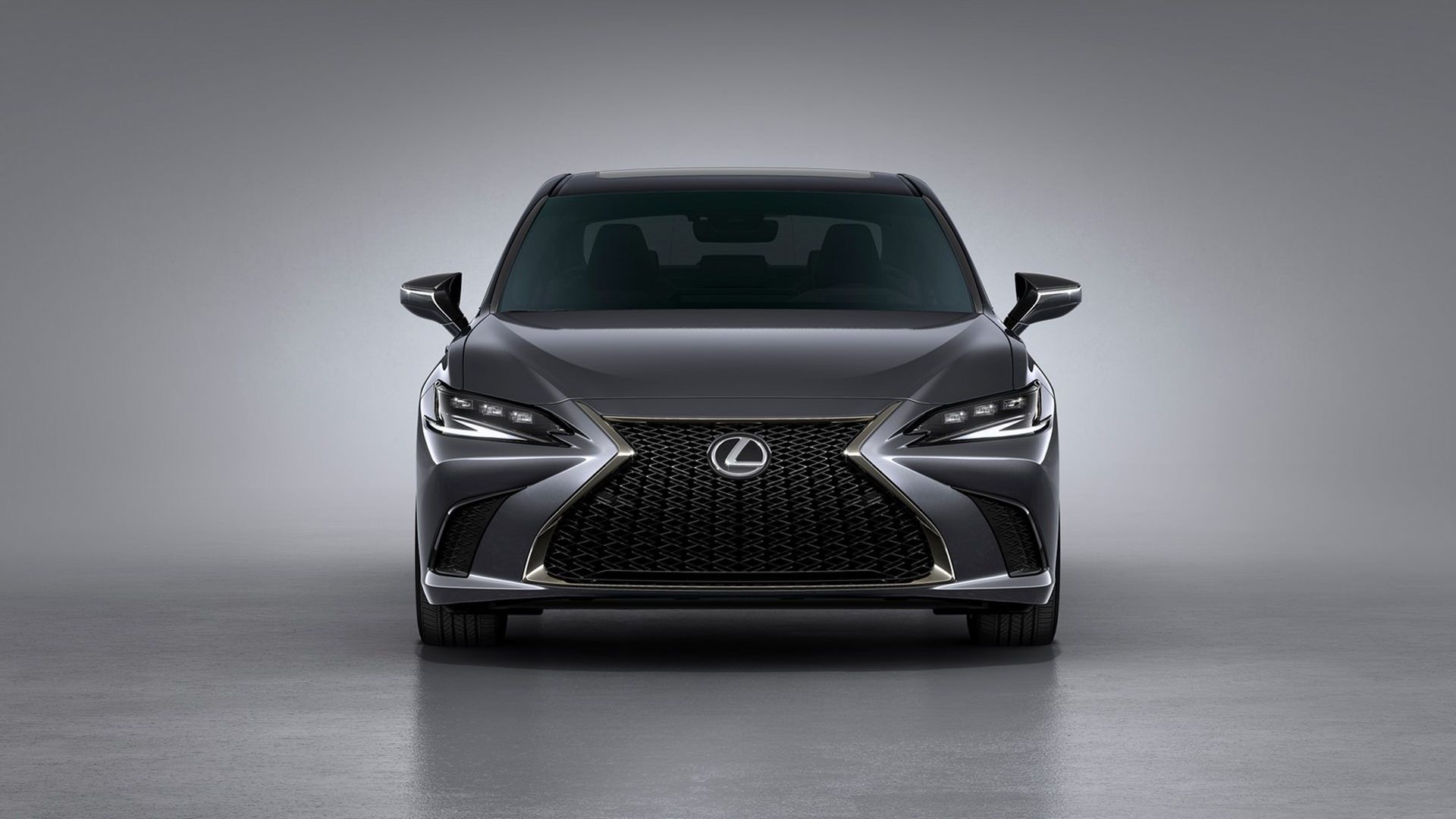 مرجع متخصصين ايران نماي جلو سدان لكسوس اي اس مدل 2022 / 2022 Lexus ES خاكستري رنگ