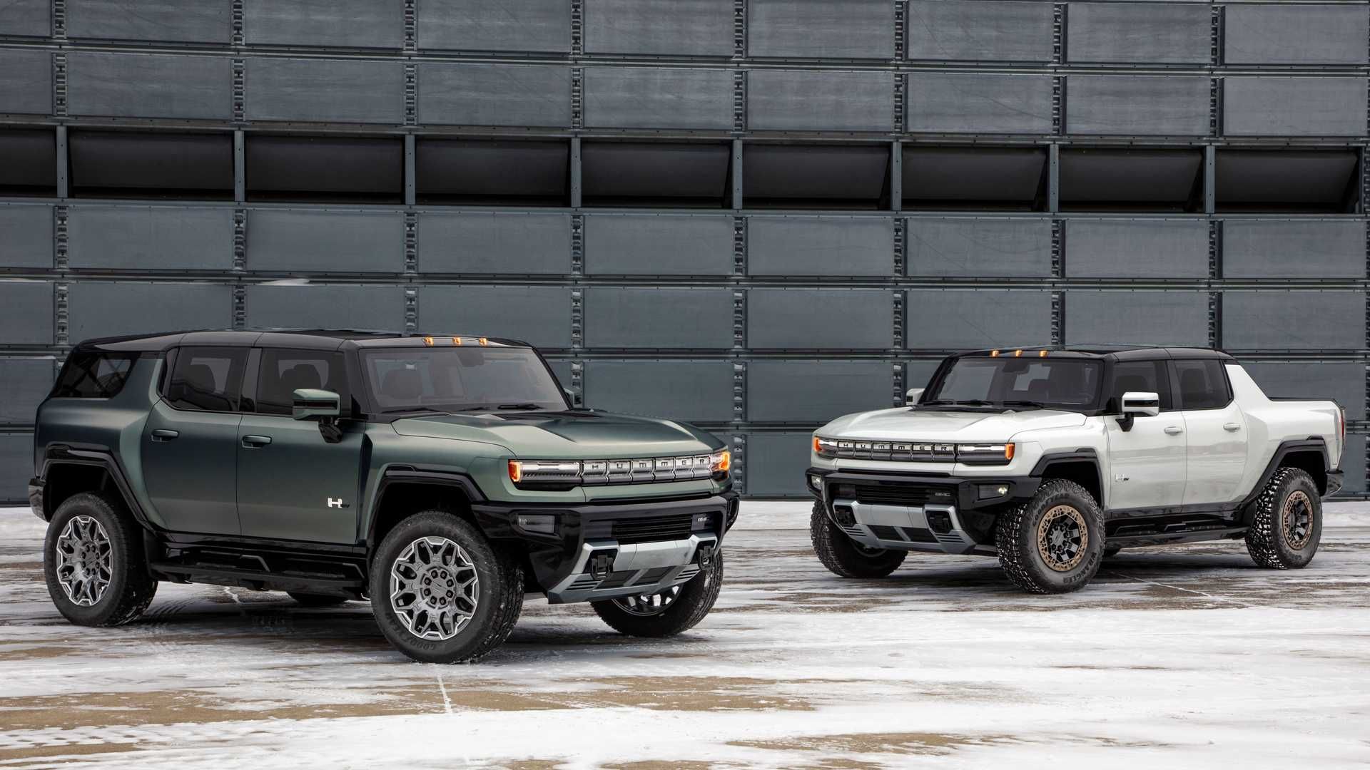 GMC Hummer EV SUV وانت و شاسی بلند هامر برقی