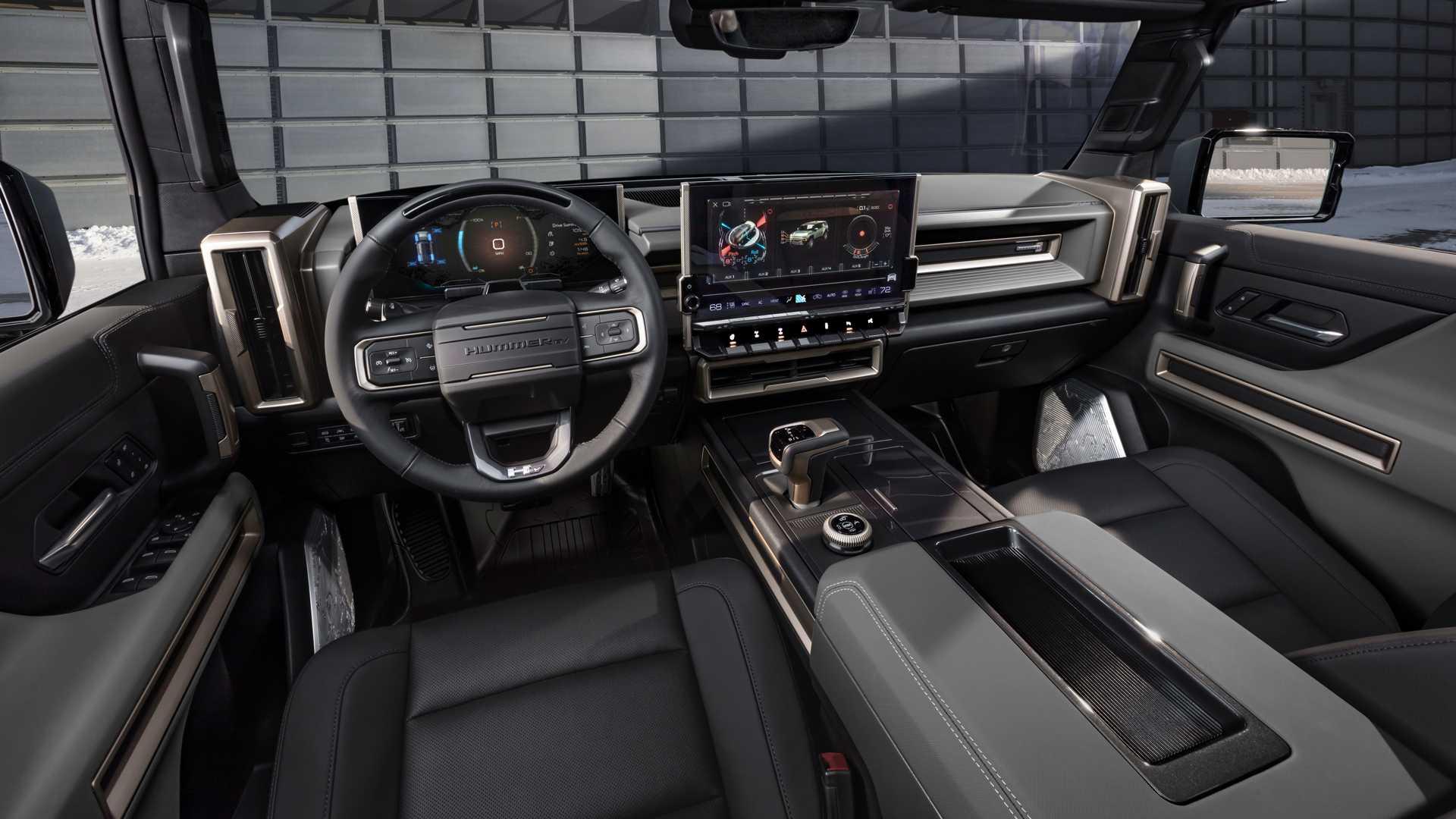 GMC Hummer EV SUV شاسی بلند هامر فضای داخلی