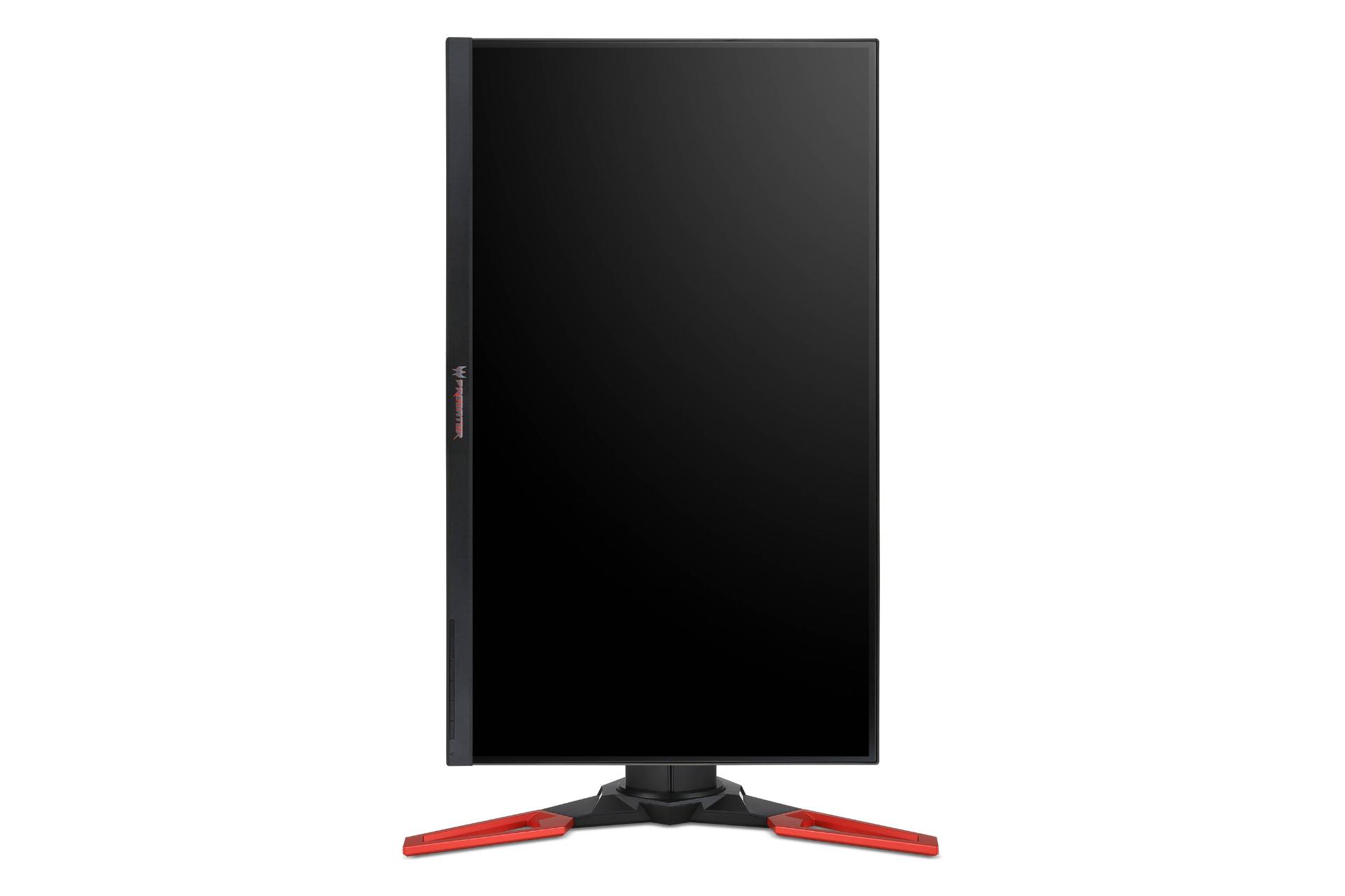 نمای جلو حالت عمودی مانیتور ایسر 27 اینچ مدل پریدیتور XB271HU رنگ مشکی