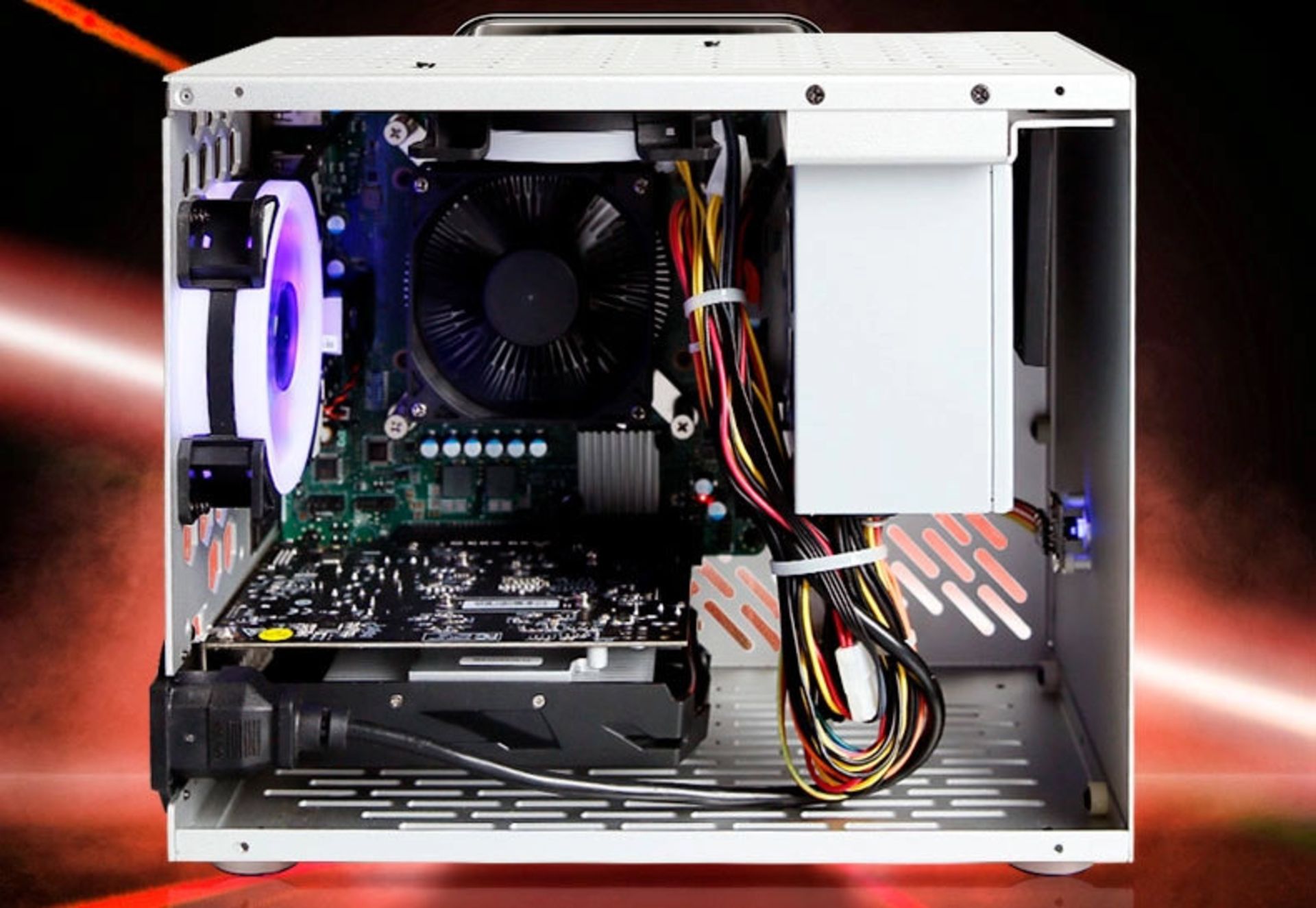 کیس مینی ITX پردازنده AMD 4700S نمای داخلی تصویر تی مال