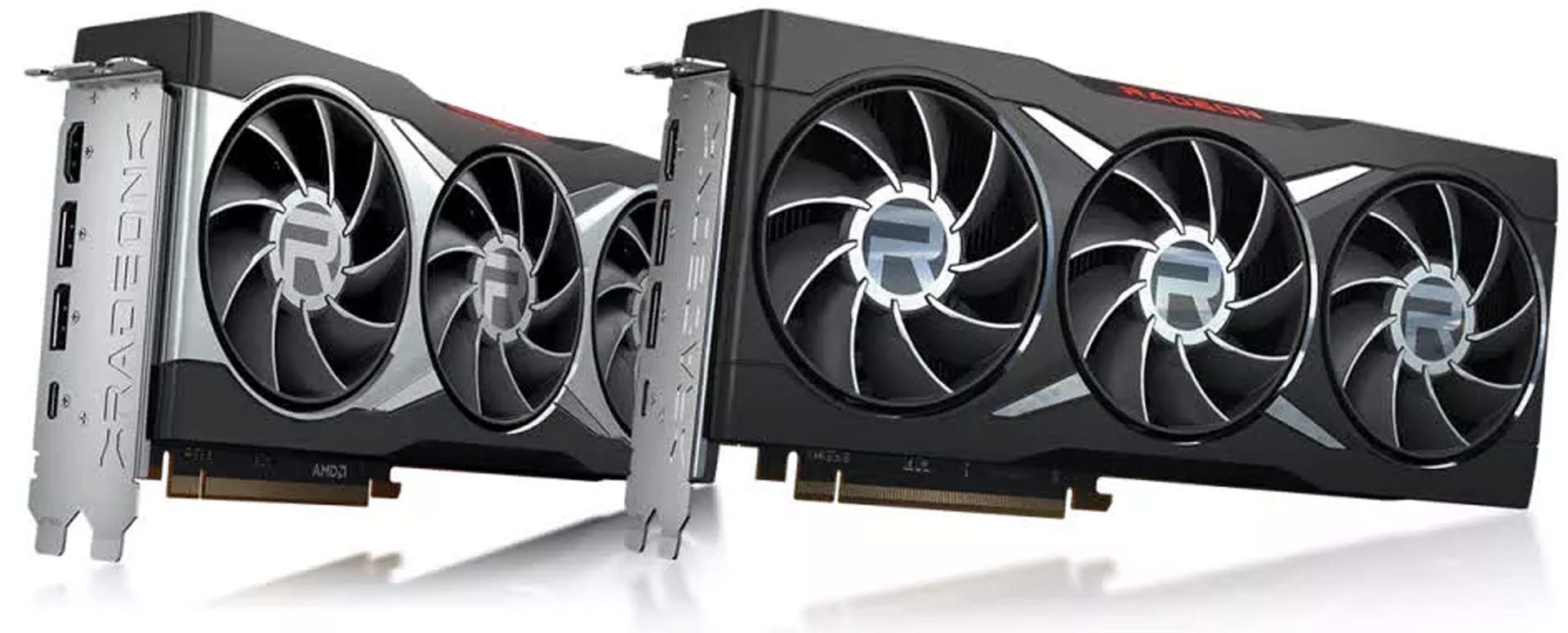 کارت گرافیک Radeon RX 6800 XT Midnight Black در کنار مدل عادی