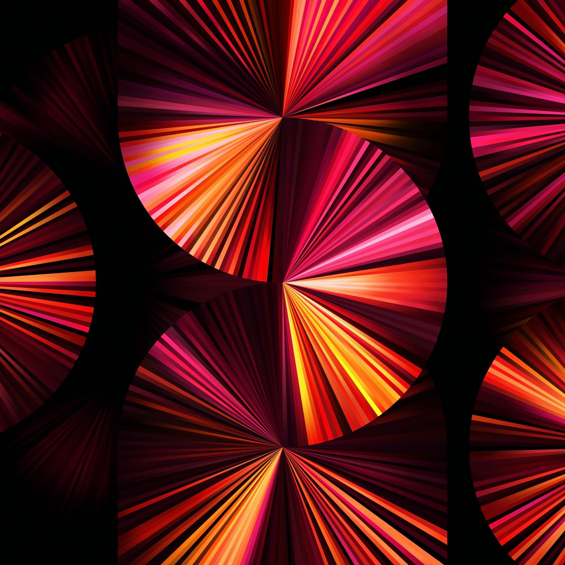 دانلود والپیپر آیپد پرو 2021 نسخه صورتی تاریک