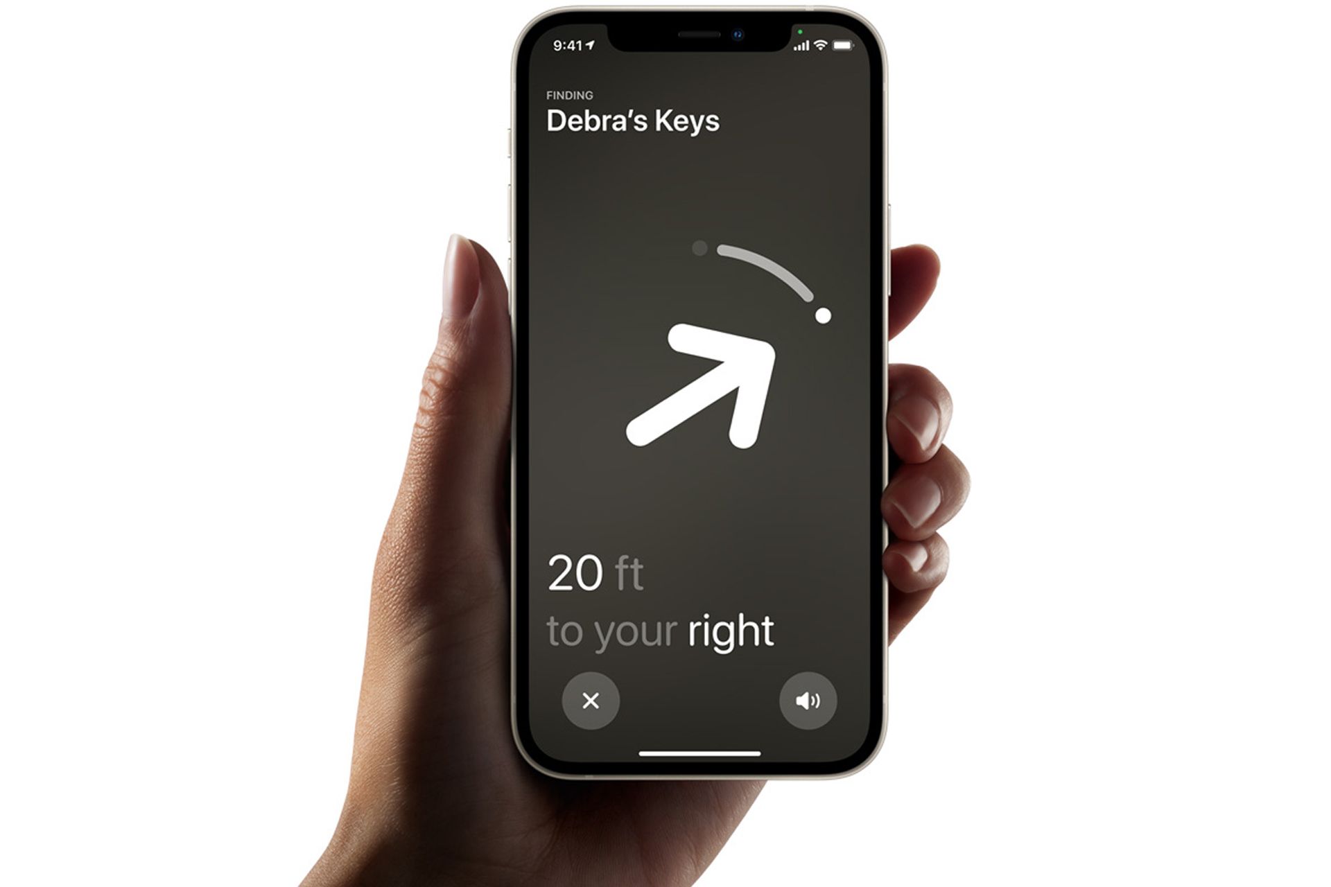 قابلیت Precision Finding ایرتگ اپل روی آیفون 12