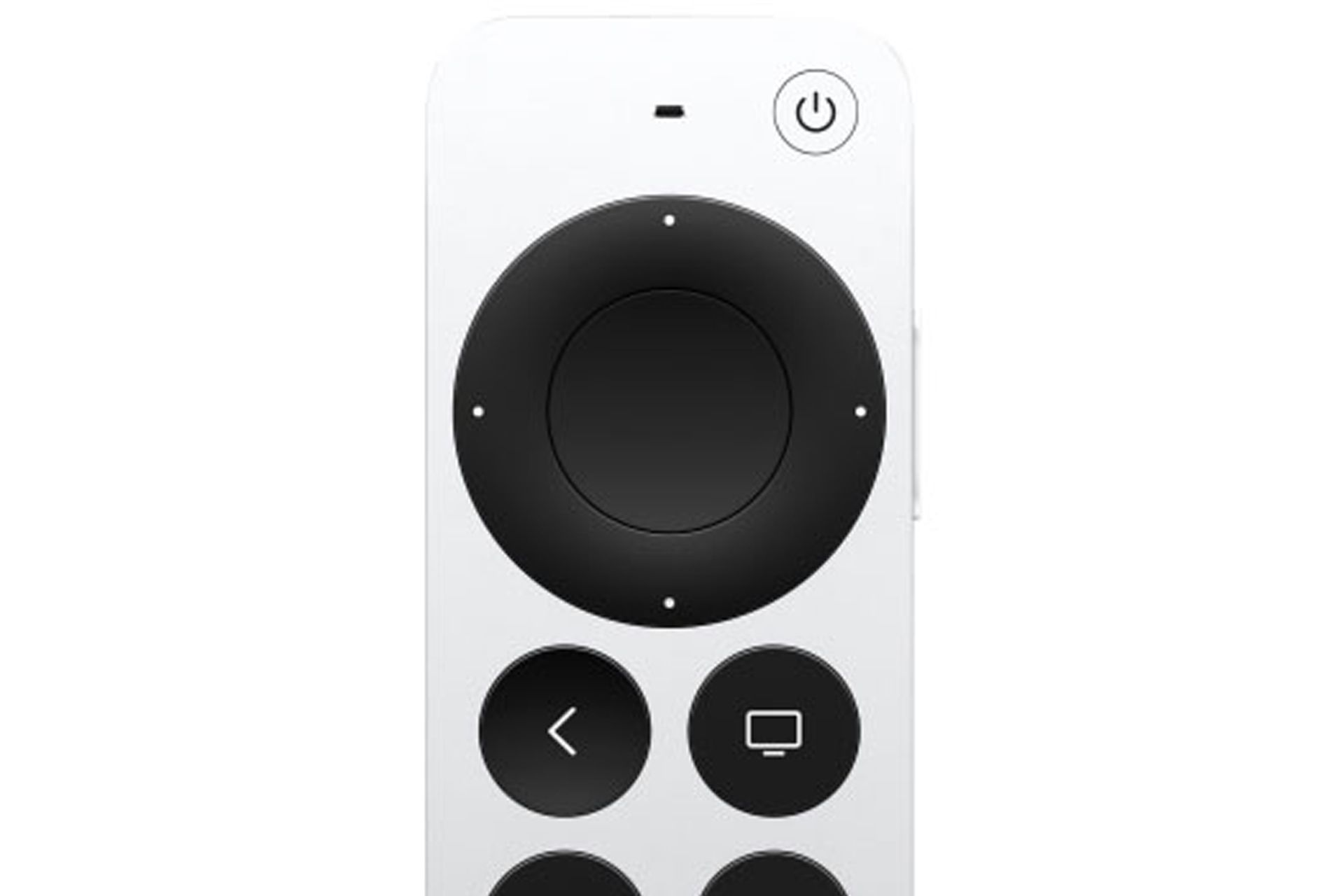 نیمه بالایی ریموت کنترل سیری اپل تی وی 4K 2021