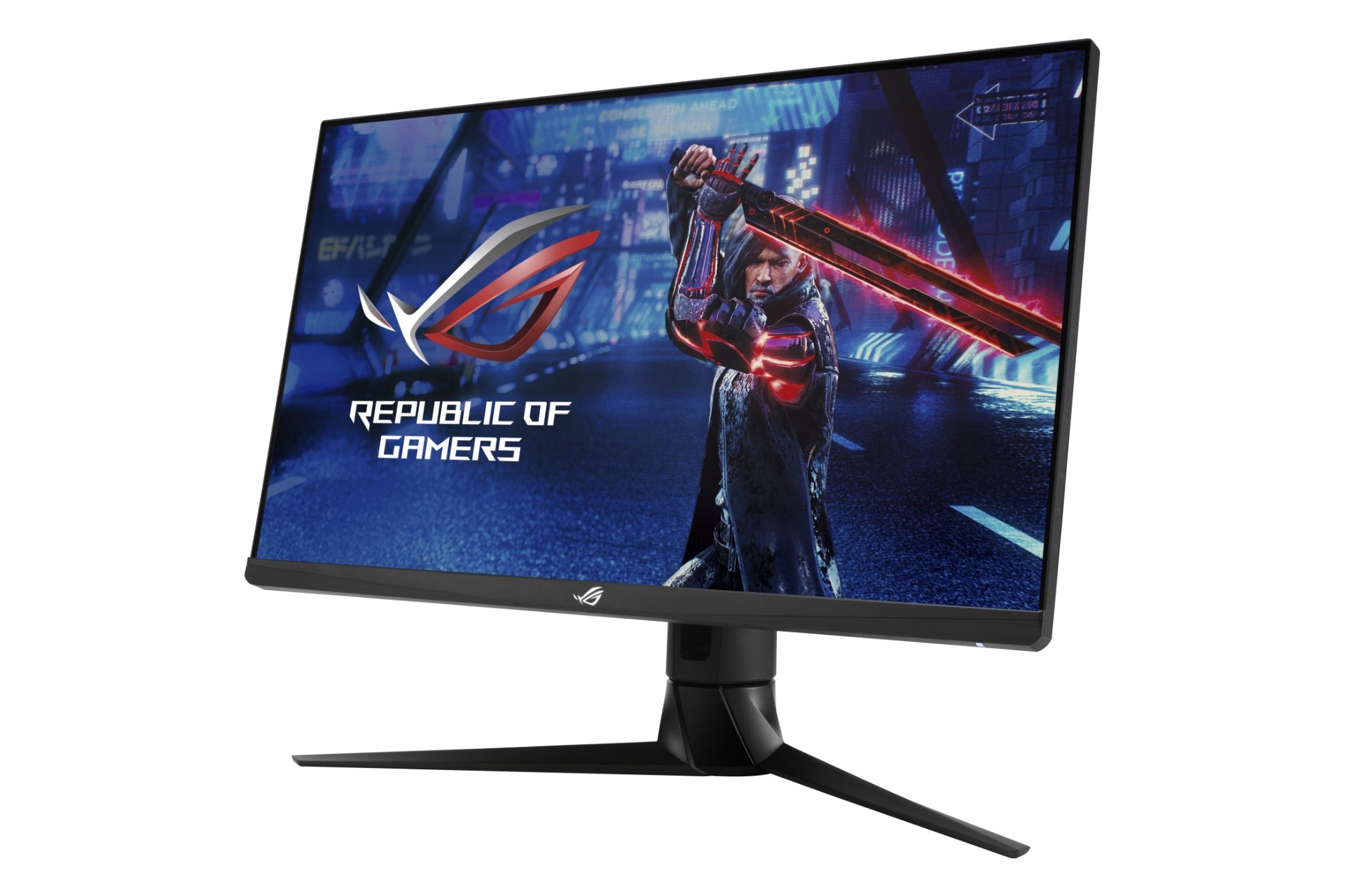 نمای راست مانیتور ایسوس 27 اینچ مدل راگ استریکس Asus ROG Strix XG27AQM QHD