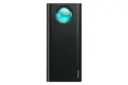 نمای روبرو پاور بانک باسئوس Baseus Amblight PPALL-LG 20000mAh با ظرفیت 20000 میلی‌آمپر ساعت مشکی