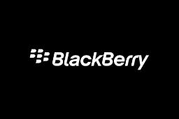 لوگو بلک بری / Blackberry در پس زمینه مشکی