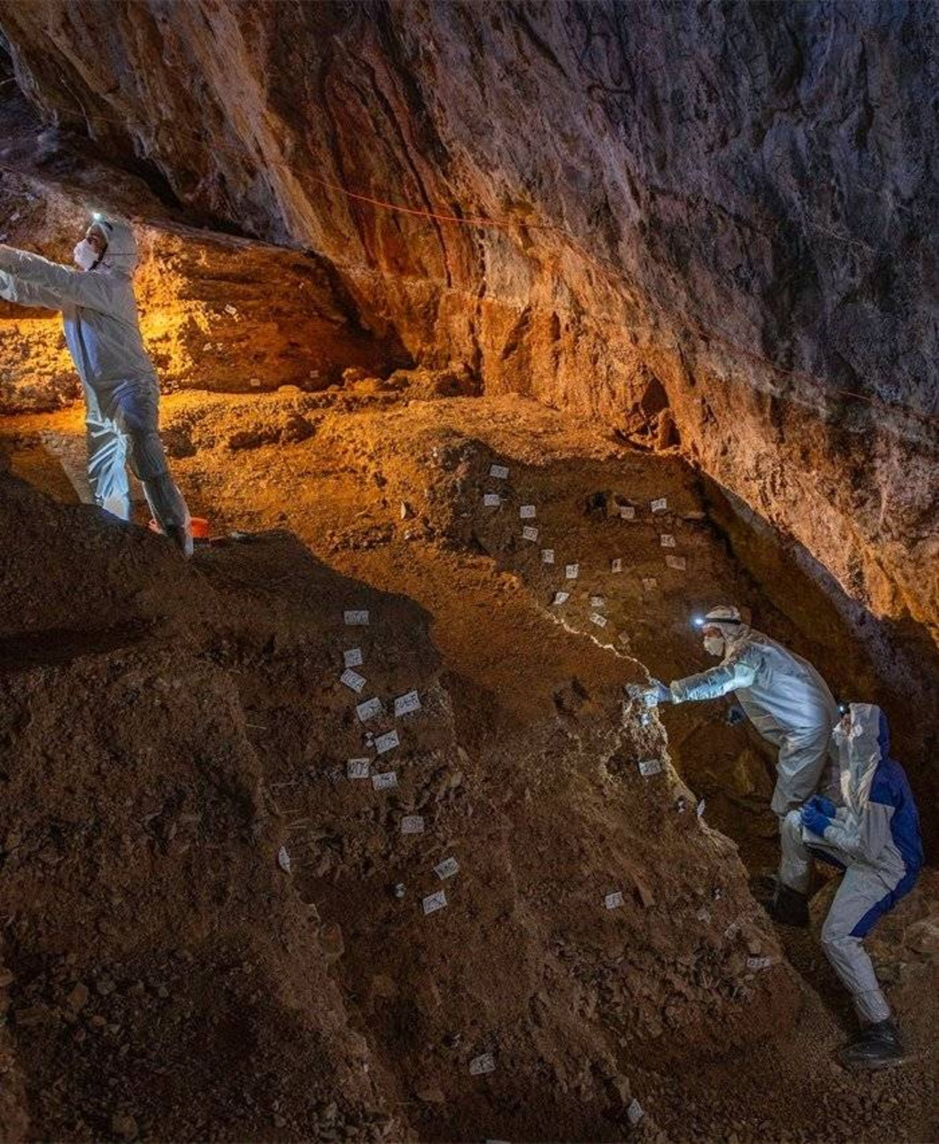 مرجع متخصصين ايران نمونه برداري از خاك غار باستاني مكزيك