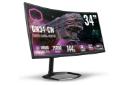 نمای جلو زاویه دار مانیتور کولر مستر 34 اینچ GM34-CW رنگ مشکی
