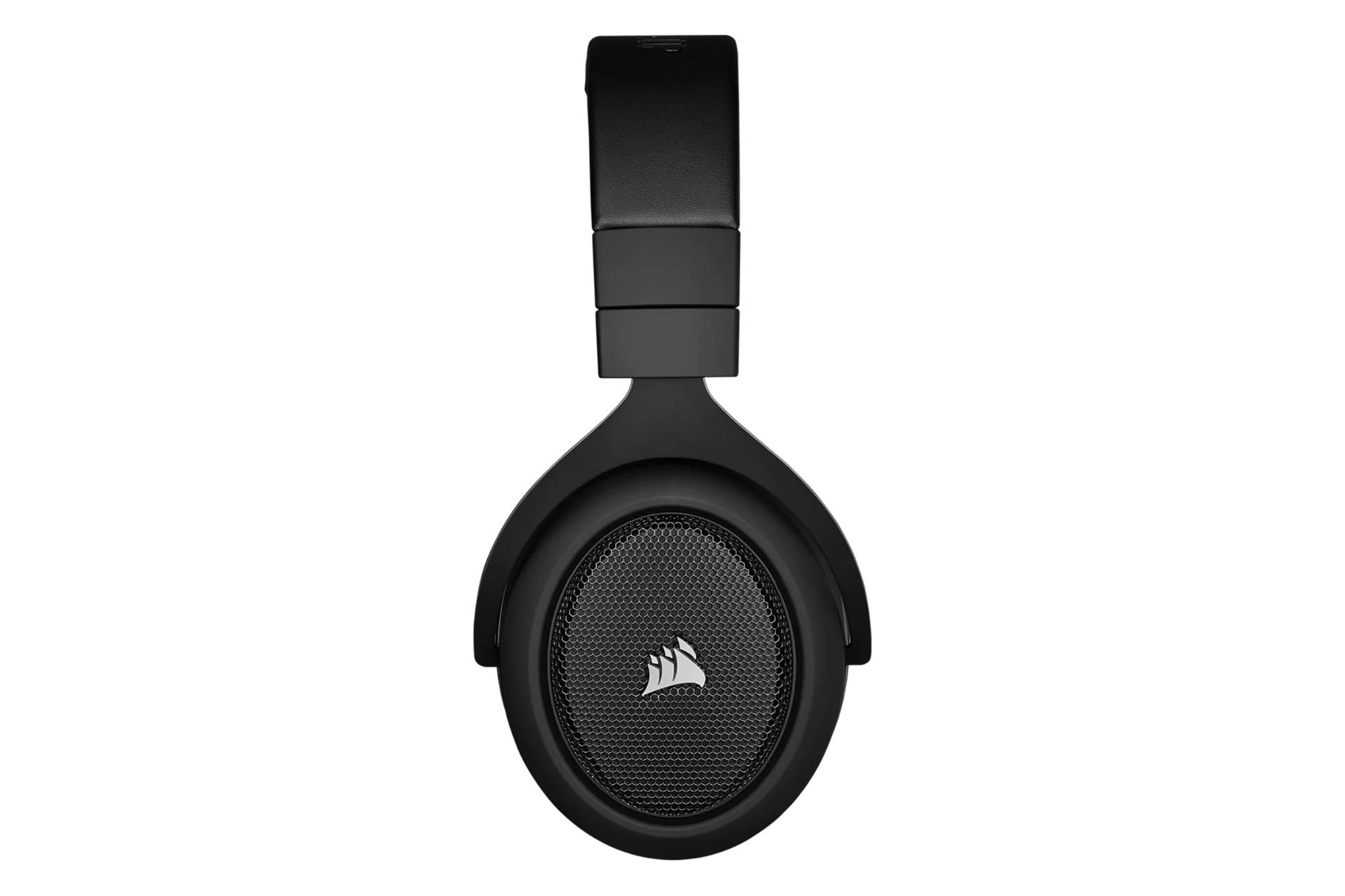 نمای جانبی هدست گیمینگ کورسیر HS70 پرو وایرلس Corsair HS70 PRO Wireless مشکی