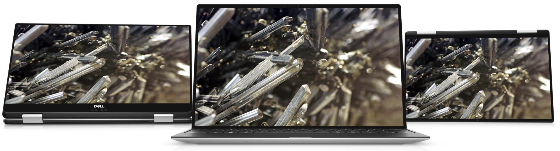 لپ تاپ Dell XPS 13 2021 در حالت لپ تاپ و تبلت