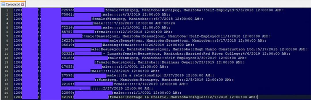 اطلاعات کاربران فیسبوک