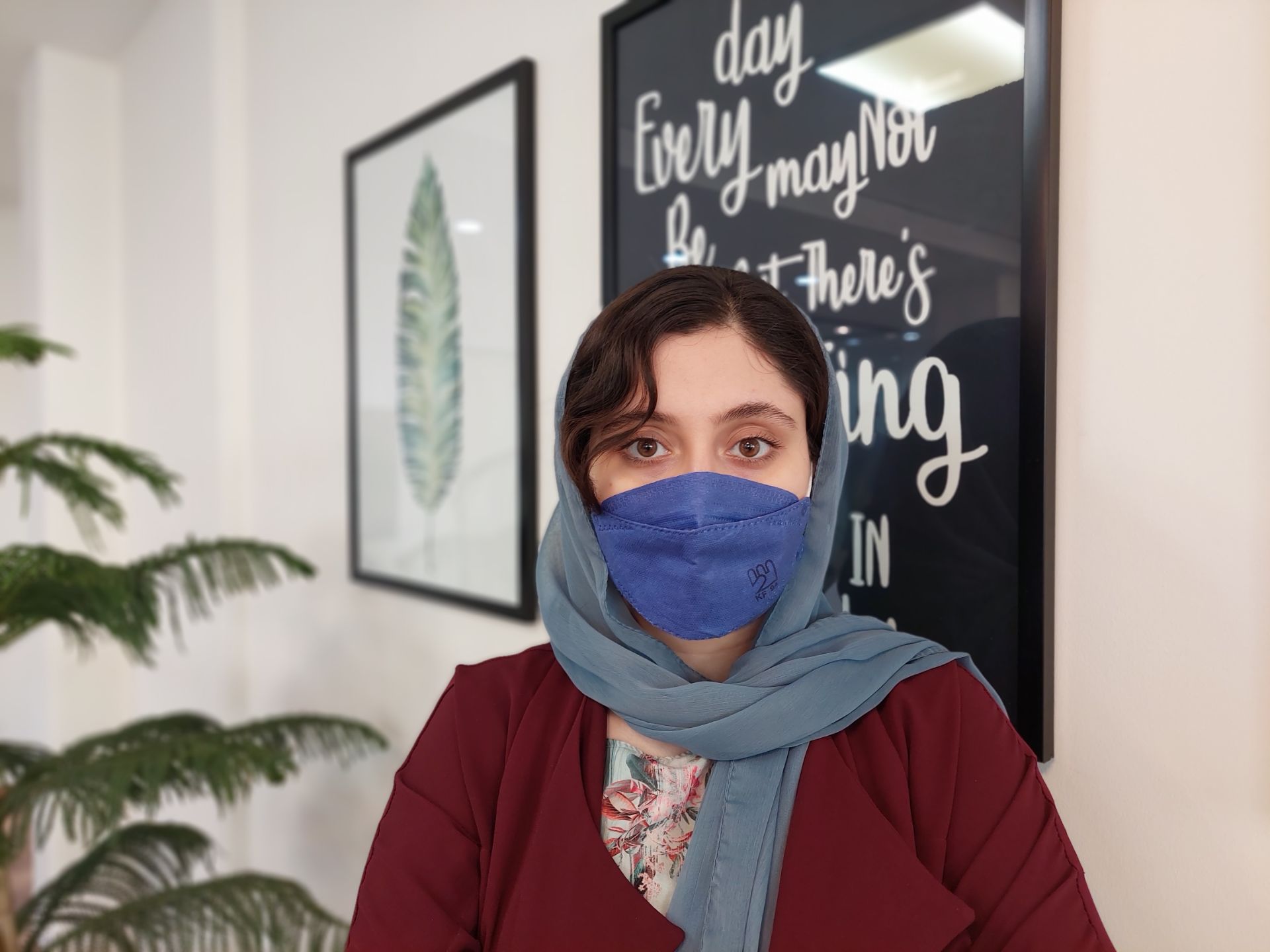 عکس نمونه پرتره گلکسی A52 - محدثه سلطان زاده از زومیت