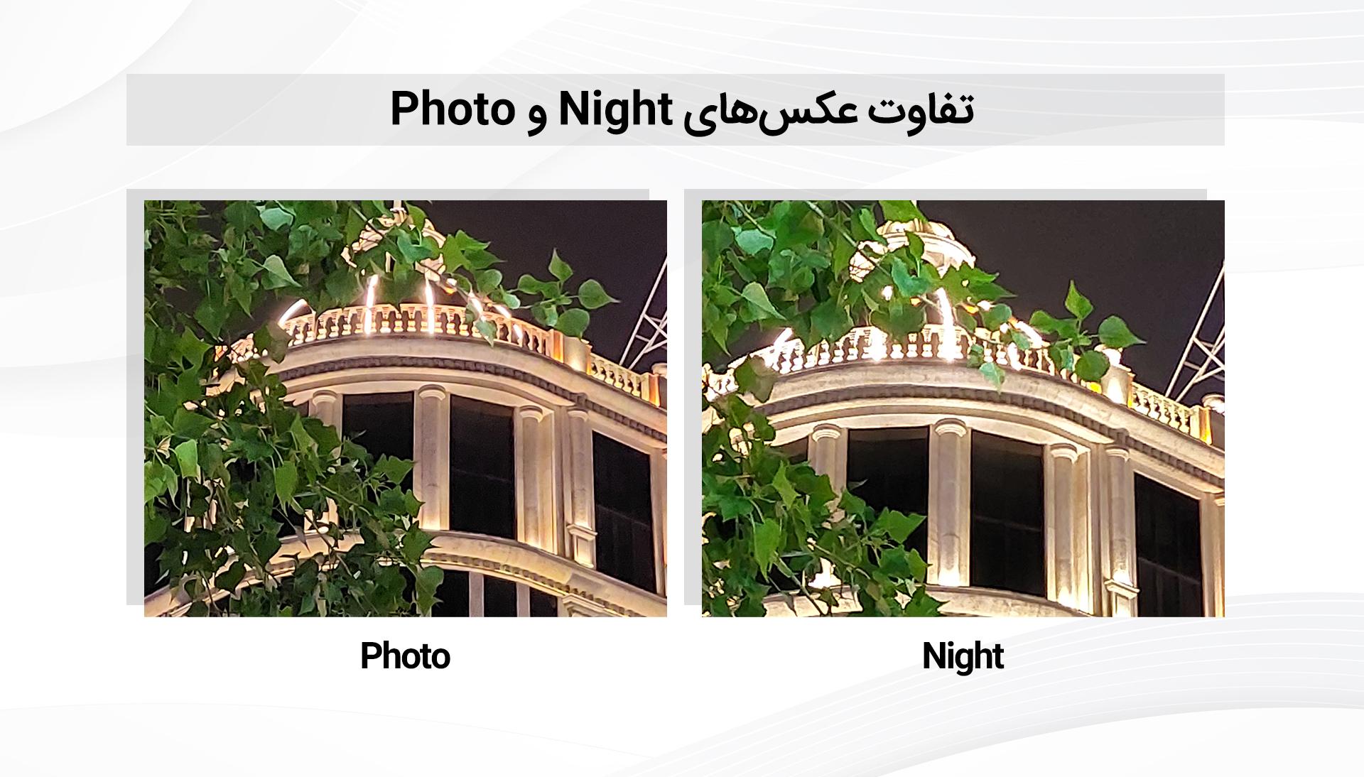 تفاوت عملکرد حالت Night و Photo در گوشی‌های گلکسی ای ۵۲ و ای ۷۲