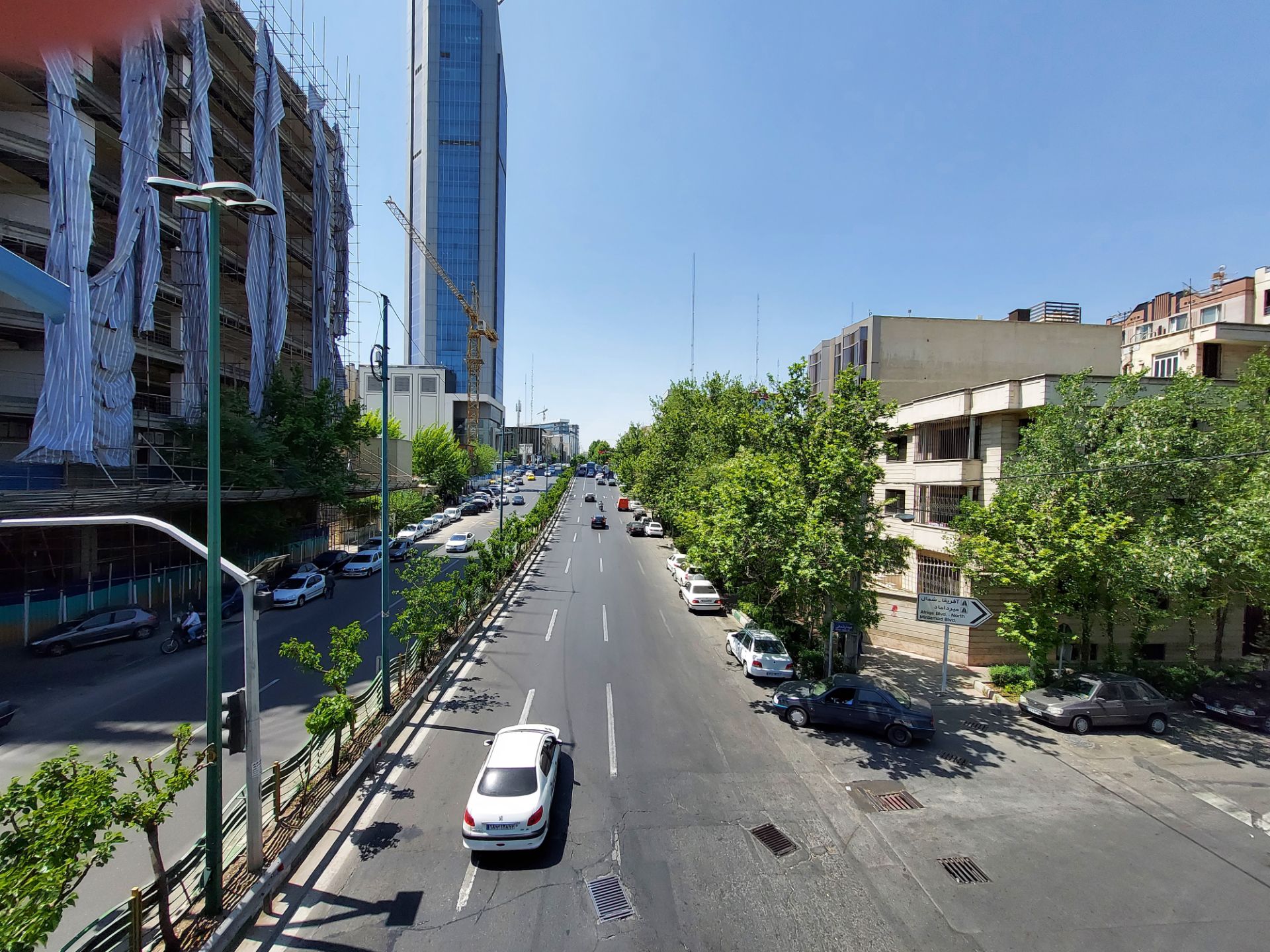 عکس نمونه دوربین اولتراواید گلکسی M51 سامسونگ در نور مناسب - بزرگراه حقانی