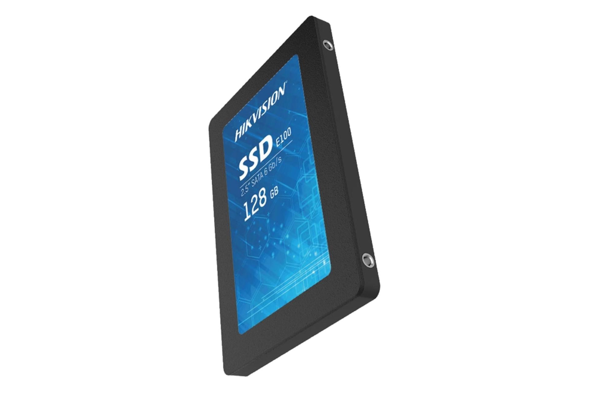 نمای کناری SSD هایک ویژن HikVision E100 SATA 2.5 Inch 128GB ظرفیت 128 گیگابایت