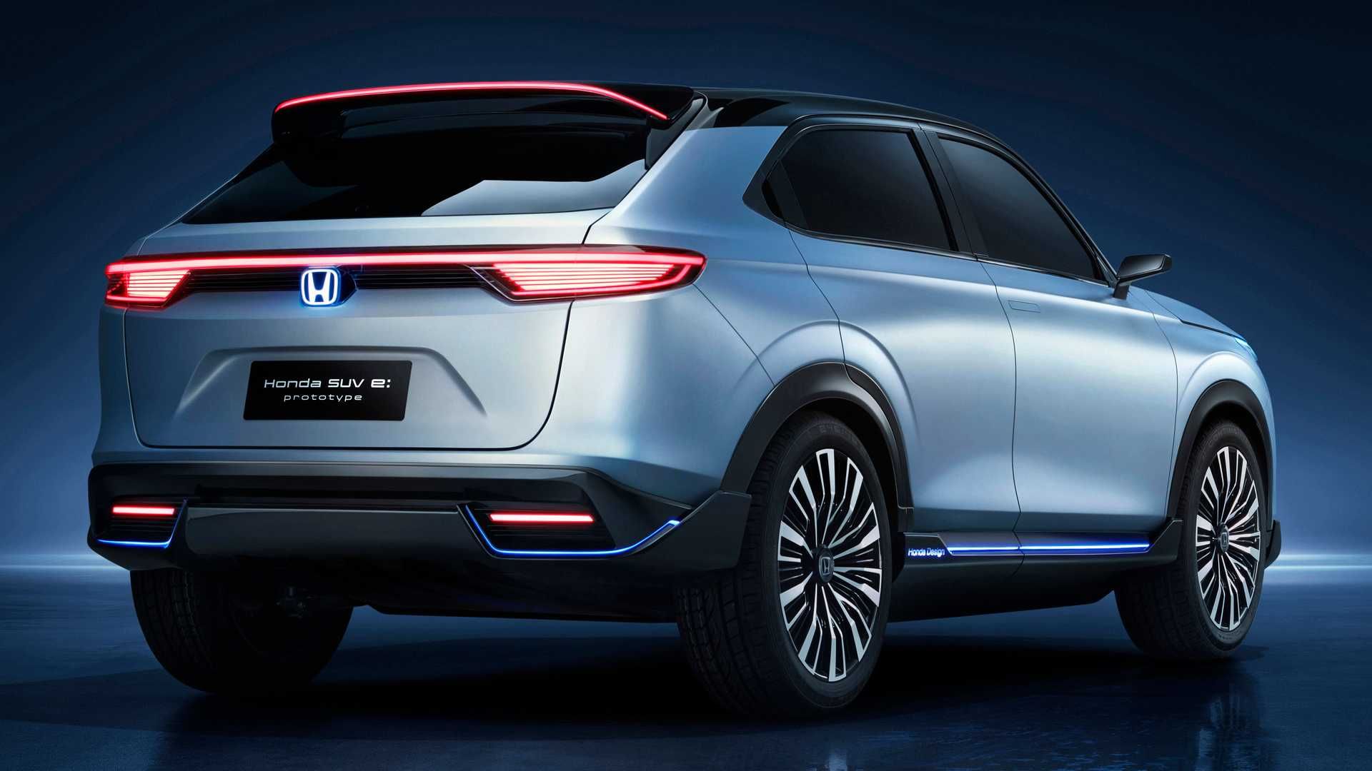 مرجع متخصصين ايران نماي عقب پروتوتايپ شاسي بلند برقي هوندا / Honda SUV E:Prototype Concept