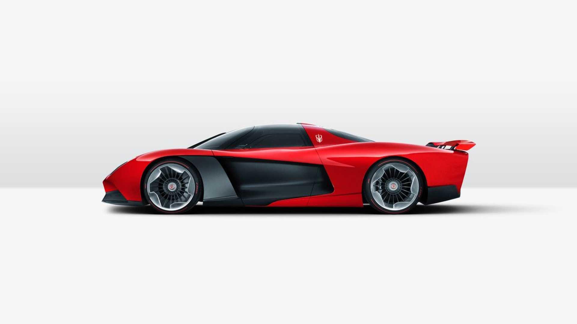 نمای جانبی ابرخودرو هونگ چی Hongqi S9 Hypercar