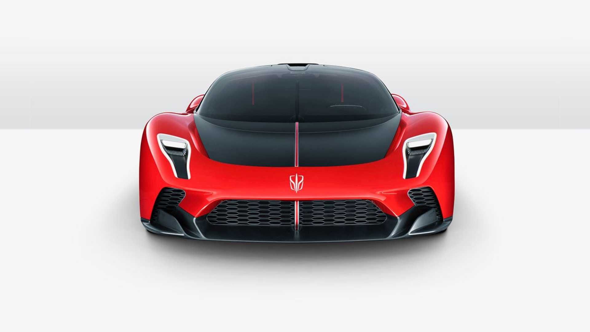 نمای روبرو ابرخودرو هونگ چی Hongqi S9 Hypercar
