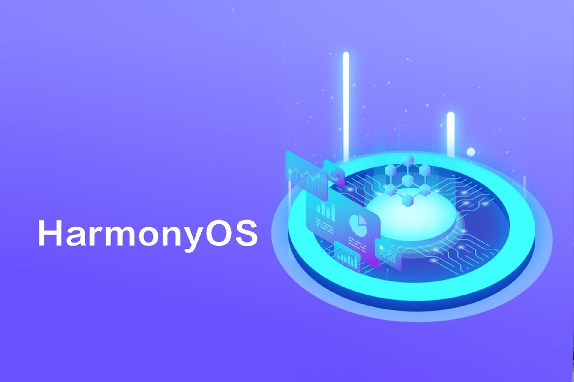 پوستر بنفش هارمونی او اس هواوی / Huawei HarmonyOS