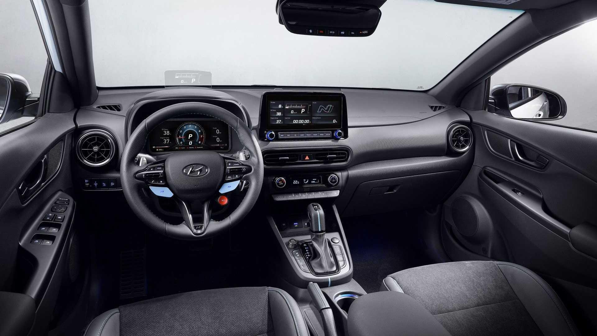 نمای داشبورد Hyundai Kona N هیوندای کنا