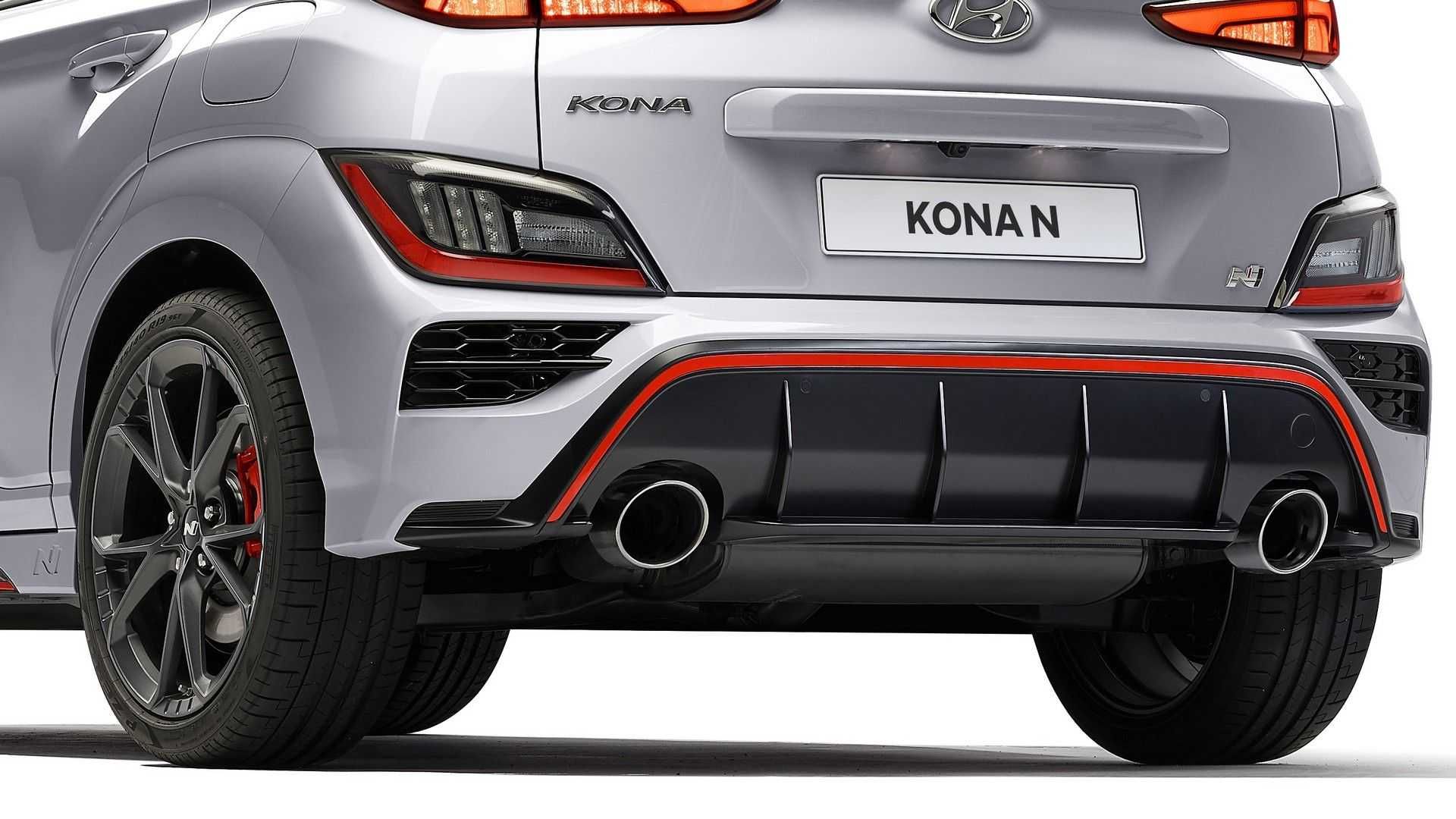 نمای سپر عقب Hyundai Kona N هیوندای کنا