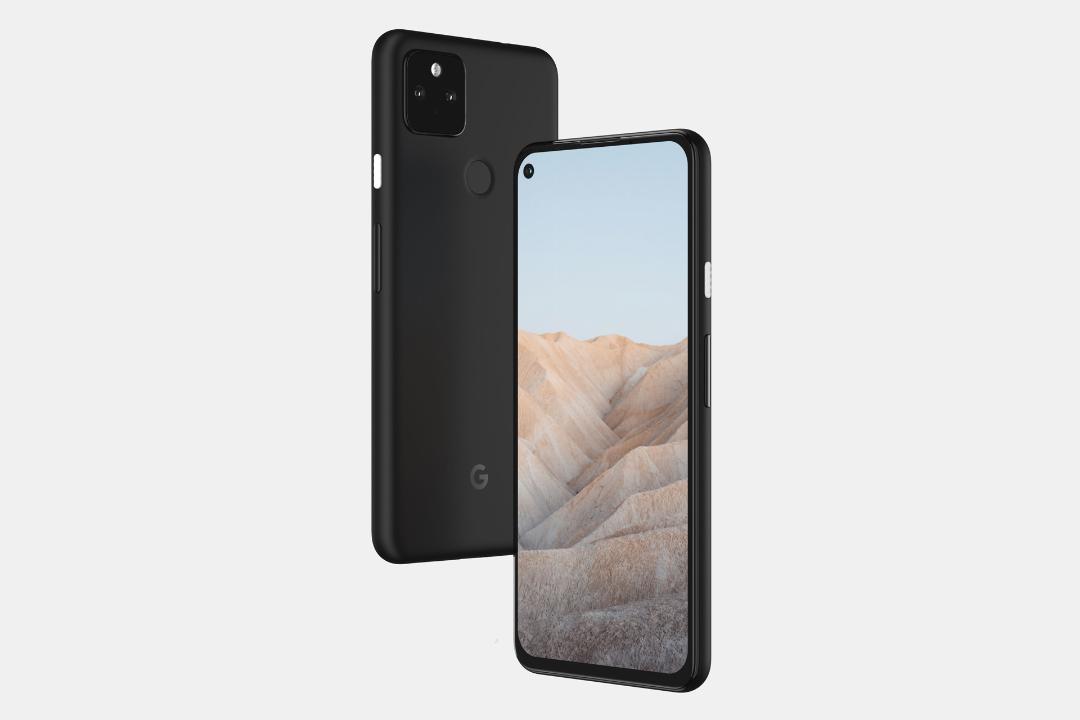 رندر غیررسمی گوگل پیکسل 5 ای فایوجی / Google Pixel 5a 5G مدل مشکی