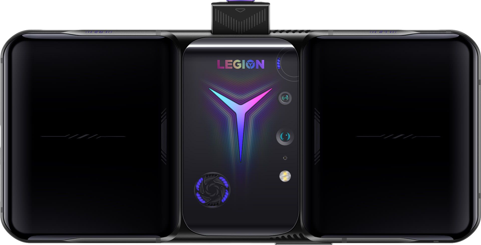 نمای پشت گوشی لنوو لیجن فون دوئل 2 / Legion Phone Duel 2 مدل مشکی
