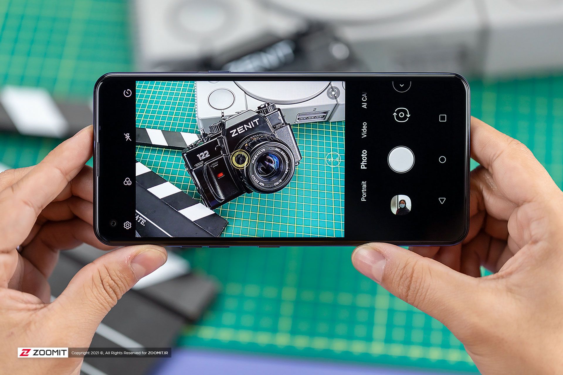 بررسی ال جی K51S - اپلیکیشن دوربین