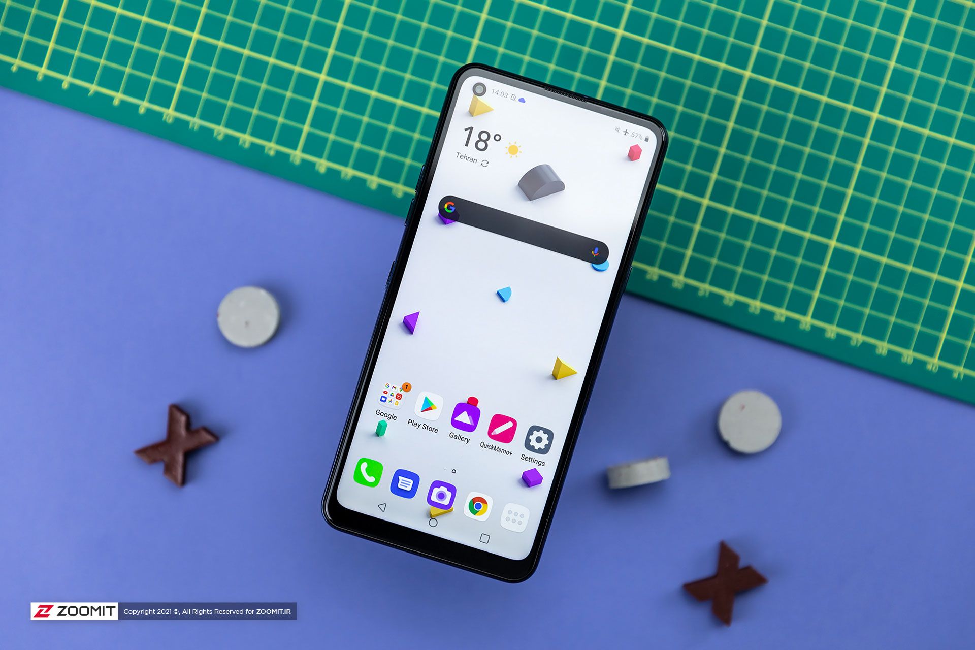 بررسی ال جی K51S - نمایشگر و رابط کاربری