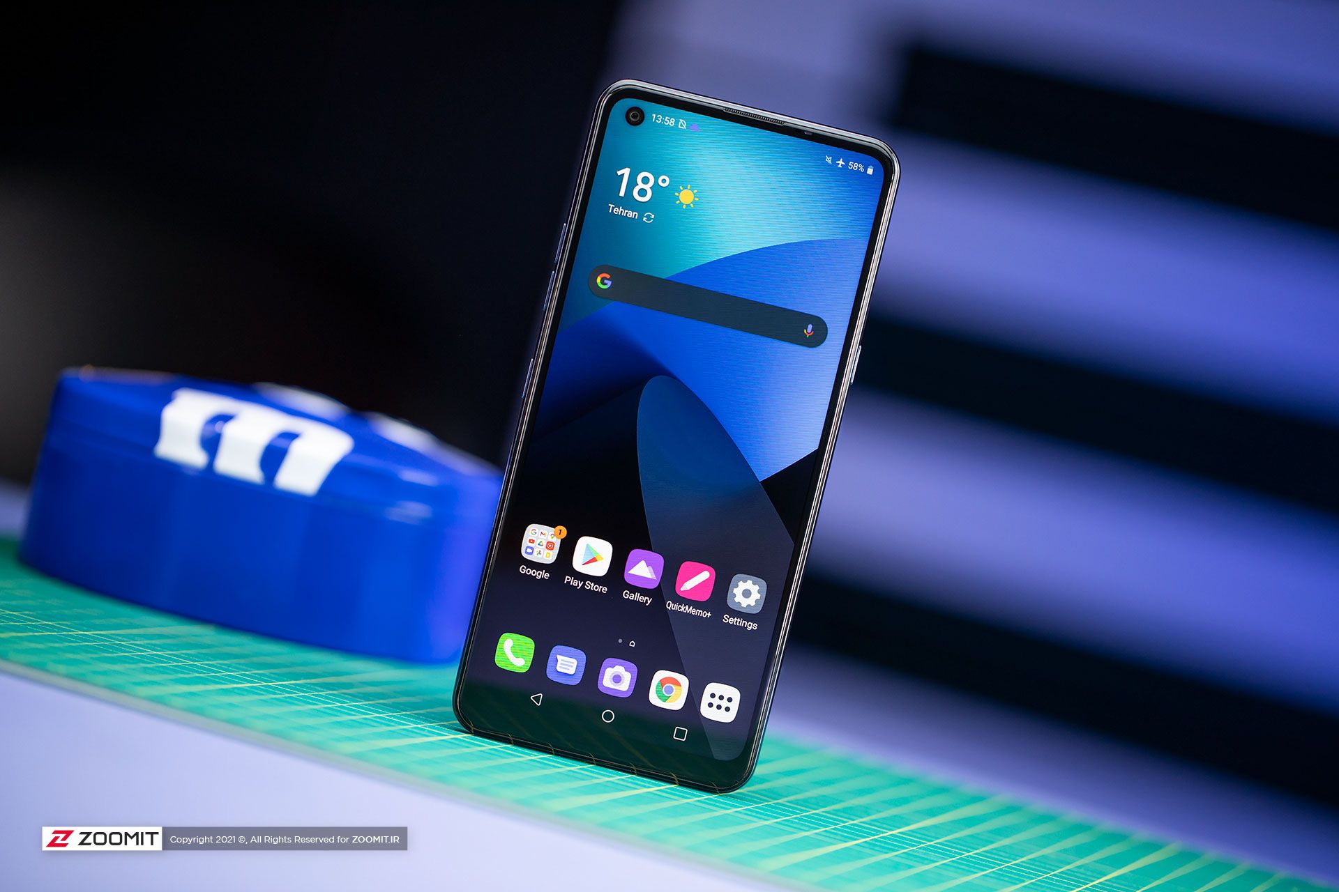 بررسی ال جی K51S - عکس هنری از جلوی گوشی