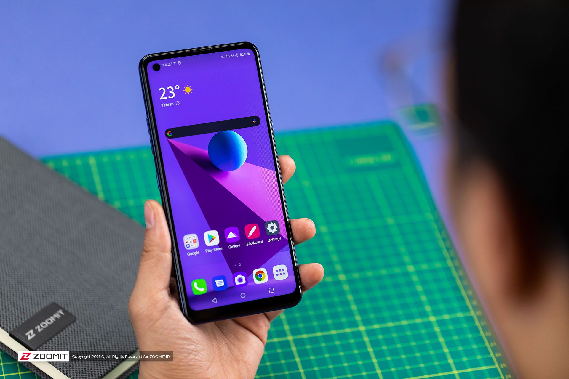 بررسی ال جی K51S رابط کاربری و صفحه هوم